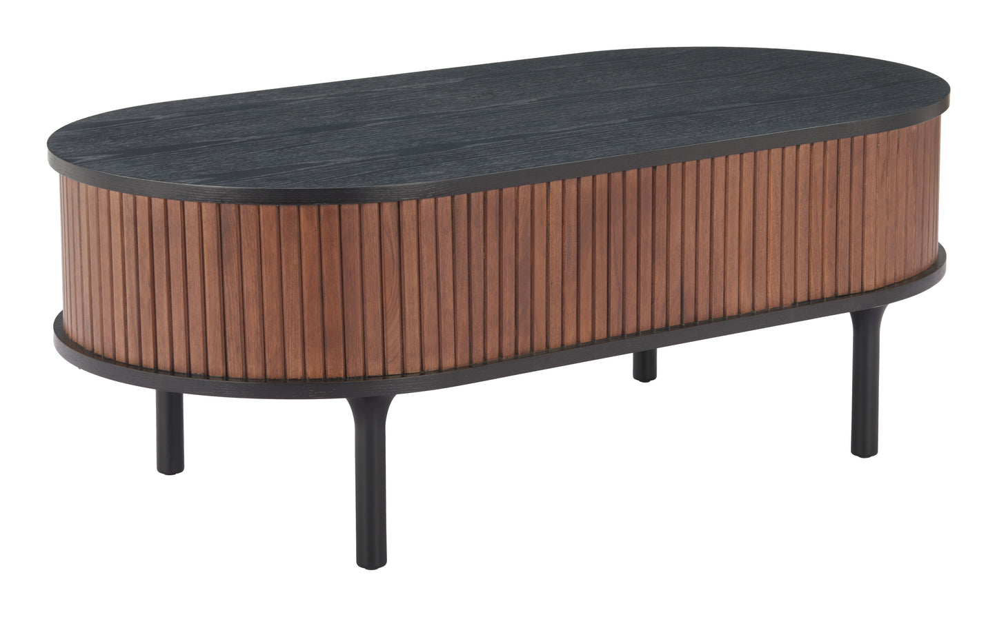 KORIANA COFFEE TABLE BLACK & WALNUT