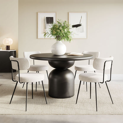 BLANCA DINING CHAIR IVORY