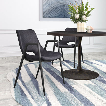 DESI DINING CHAIR BLACK
