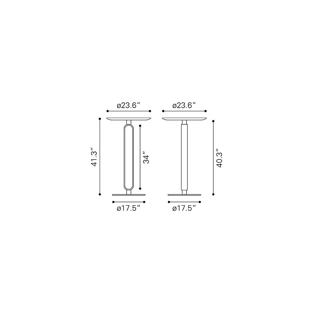 DERRY BAR TABLE BLACK