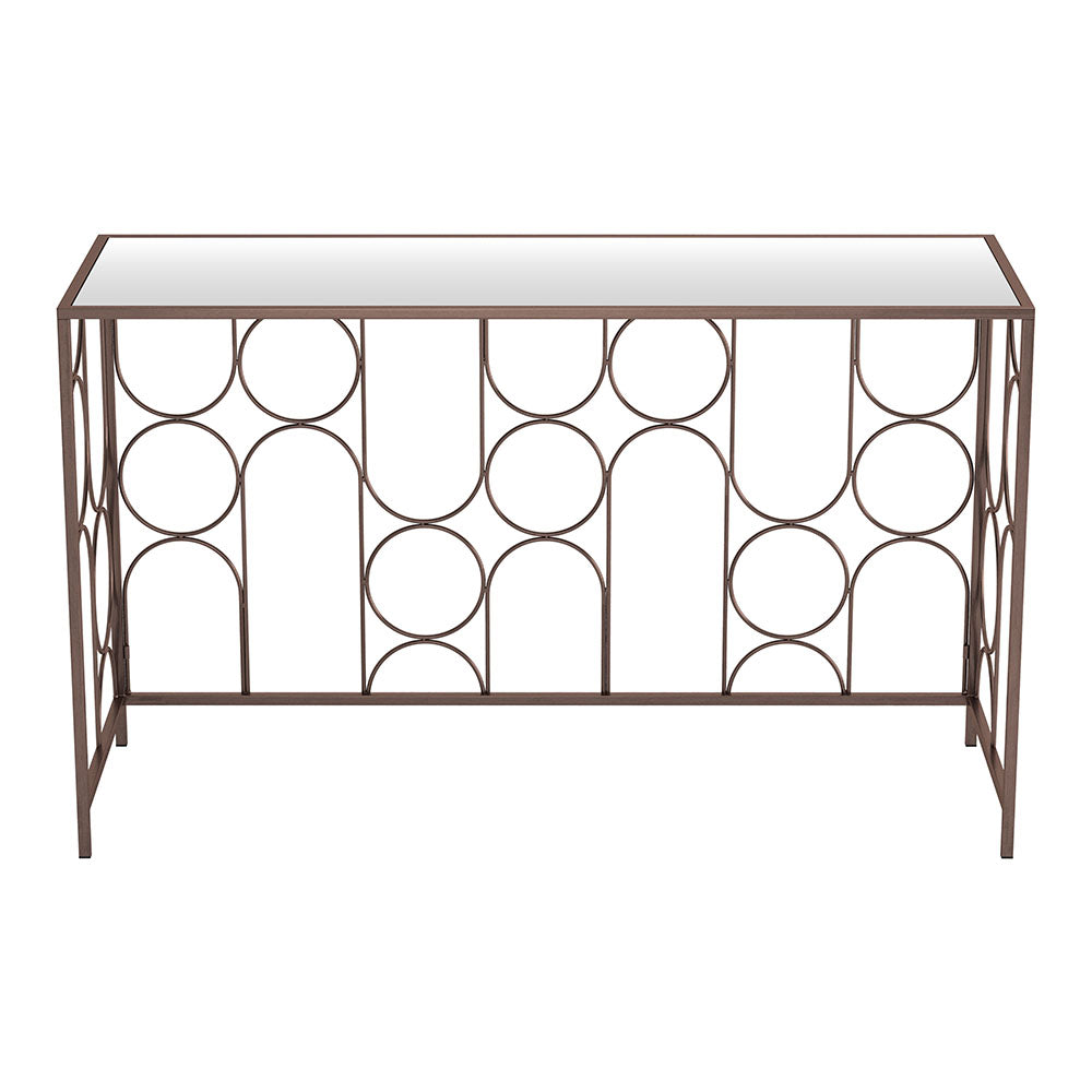 CONVALE CONSOLE TABLE BRONZE