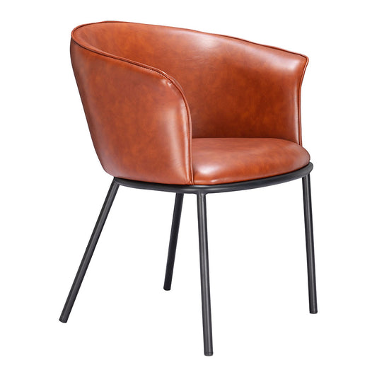 GARSTON DINING CHAIR BROWN