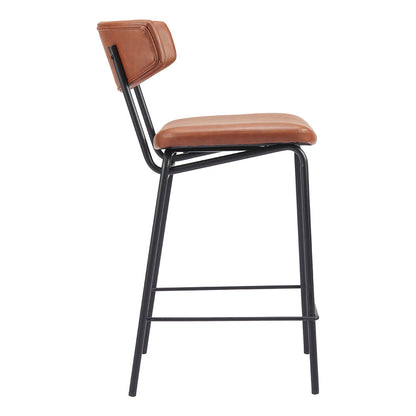 CHARON COUNTER STOOL VINTAGE BROWN