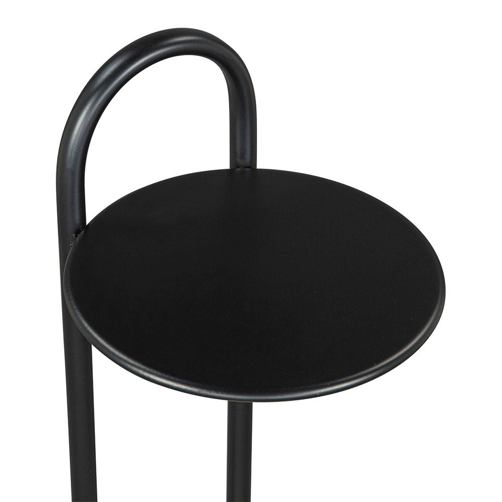 CHRISTIAN SIDE TABLE BLACK & WHITE