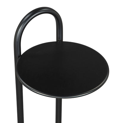 CHRISTIAN SIDE TABLE BLACK & WHITE