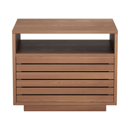 SLIT NIGHTSTAND WALNUT