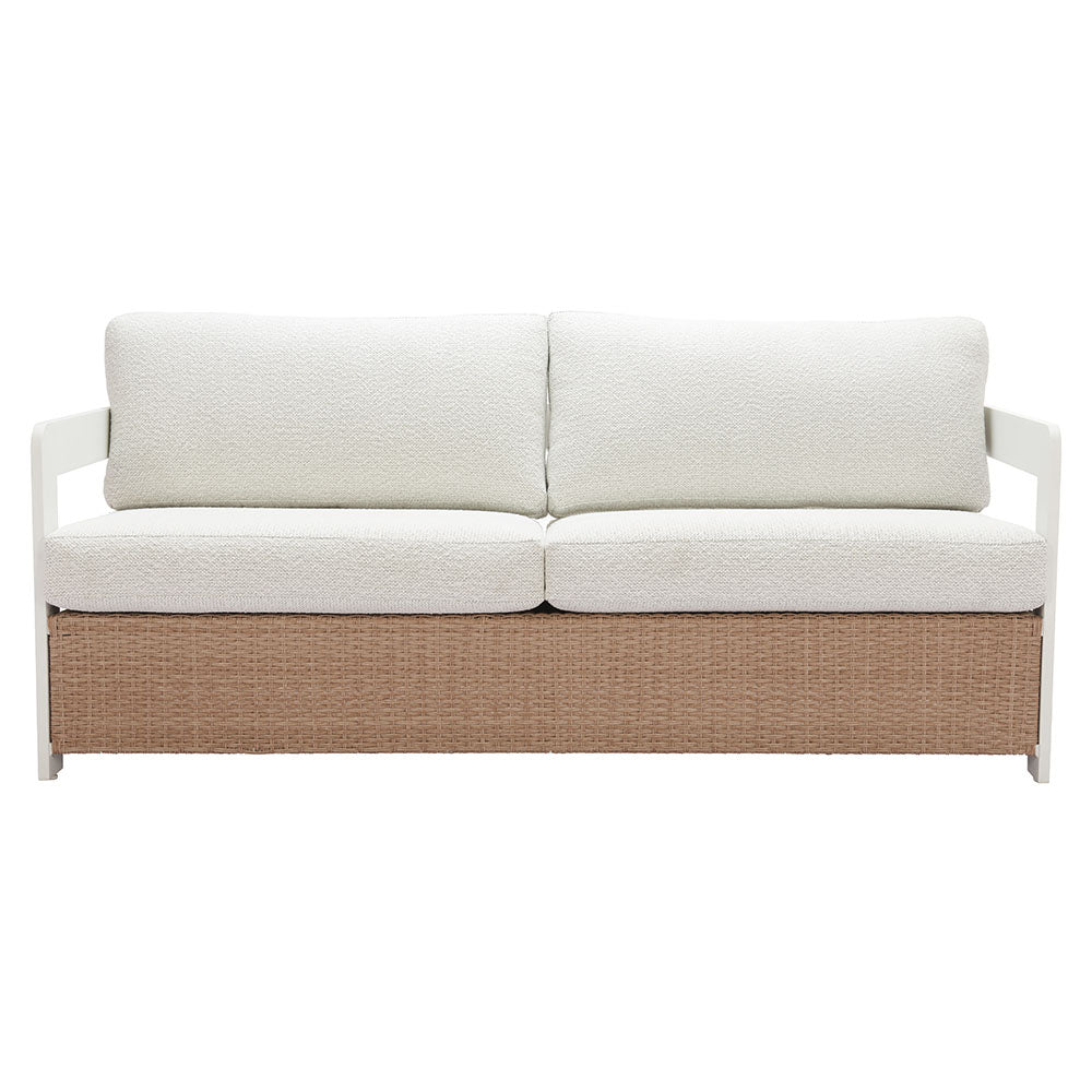 GELO SOFA WHITE & BROWN