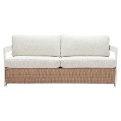 GELO SOFA WHITE & BROWN