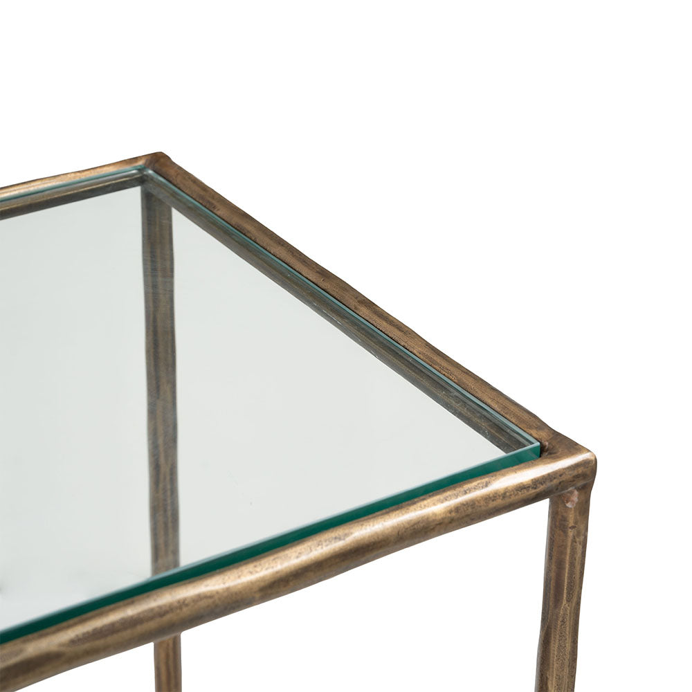 RANOL CONSOLE TABLE BRASS