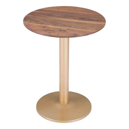 ALTO BISTRO TABLE BROWN & GOLD