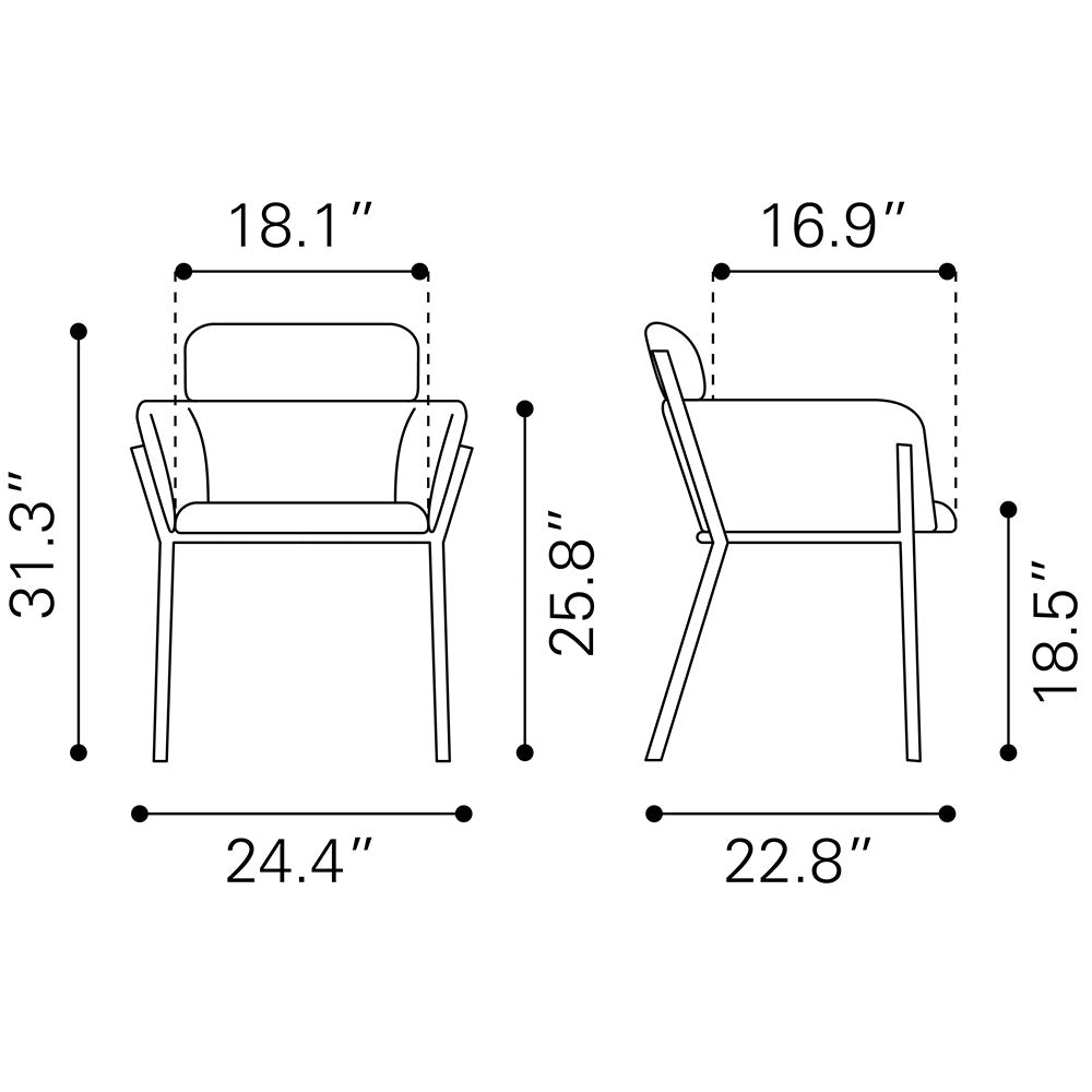 BREMOR DINING CHAIR BEIGE