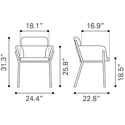 BREMOR DINING CHAIR BEIGE