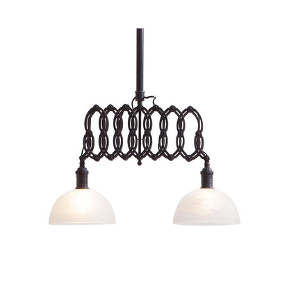JADE CEILING LAMP ANTIQUE BLACK
