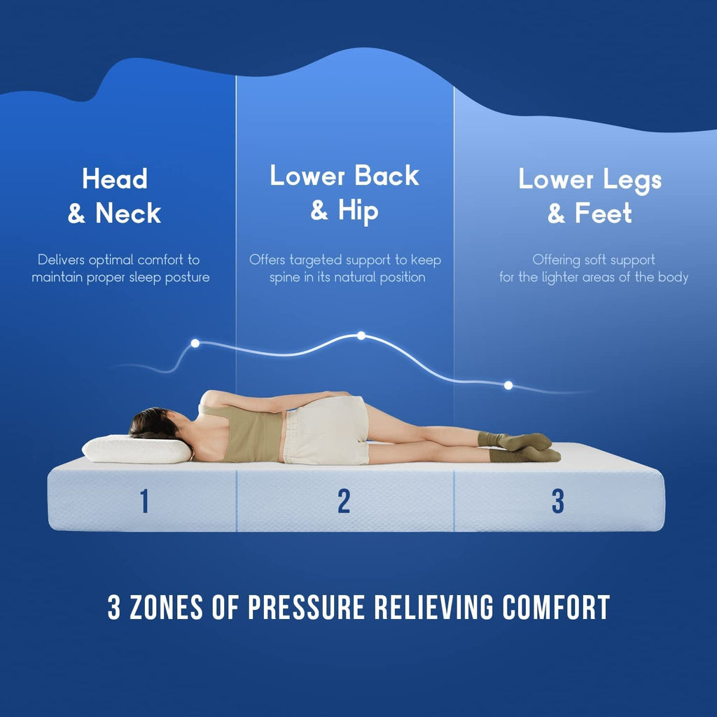 The Oaklyn Arctic-Float | 6" Cooling Gel Memory Foam Mattress
