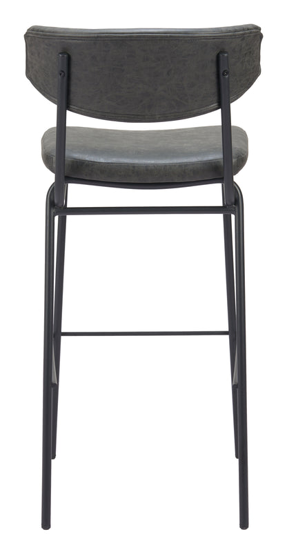 CHARON BARSTOOL VINTAGE BLACK
