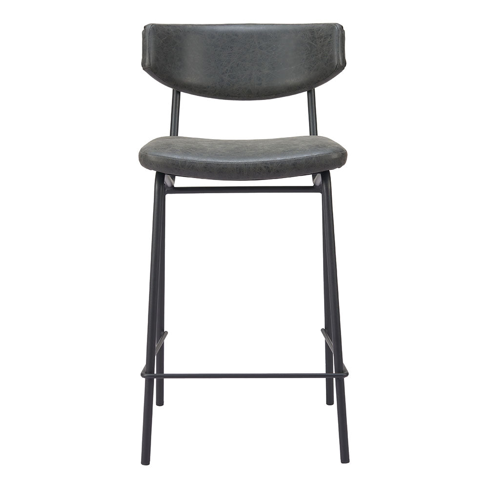 CHARON COUNTER STOOL VINTAGE BLACK