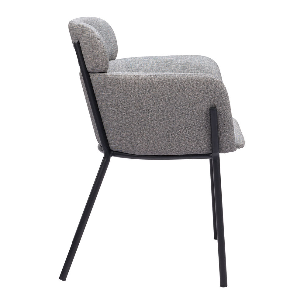 BREMOR DINING CHAIR SLATE GRAY