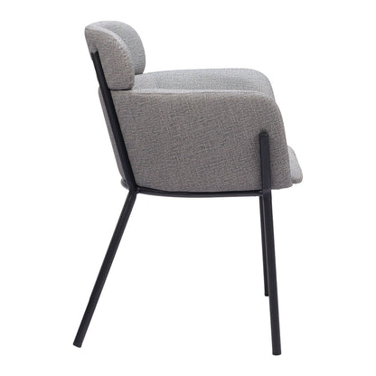 BREMOR DINING CHAIR SLATE GRAY