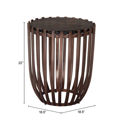 KAFIG SIDE TABLE BRONZE