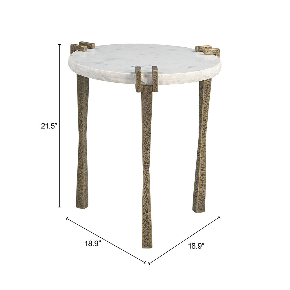 RENCH SIDE TABLE WHITE