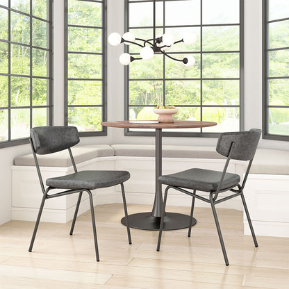 CHARON DINING CHAIR VINTAGE BLACK
