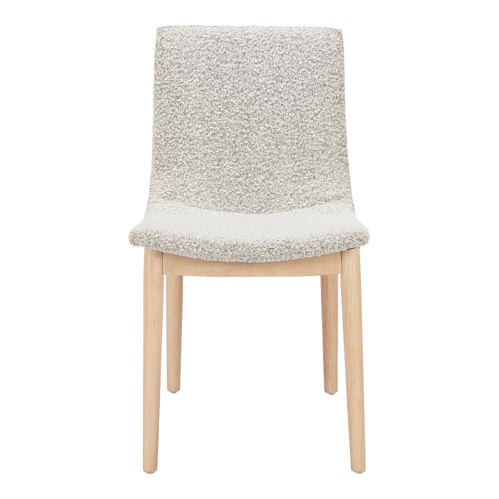 RAHA DINING CHAIR GRAY & WHITEWASHED