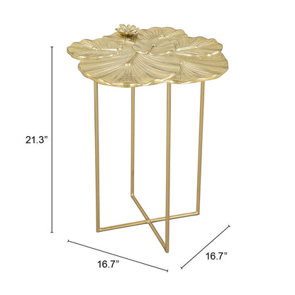 LOTUS SIDE TABLE GOLD