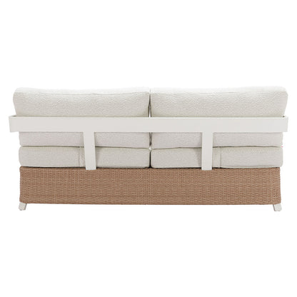 GELO SOFA WHITE & BROWN
