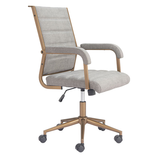 AUCTION OFFICE CHAIR GRAY
