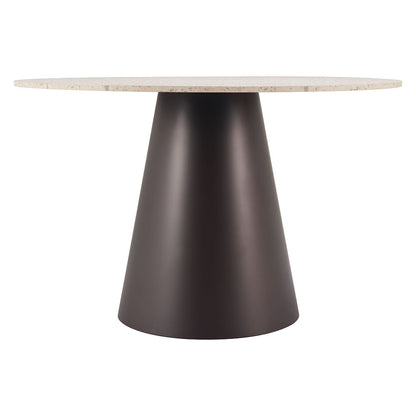 JORF DINING TABLE BEIGE & BRONZE