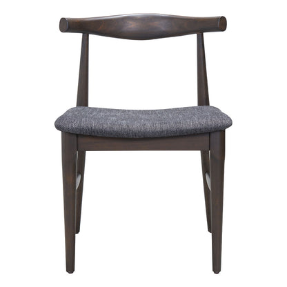Tuzka Dining Chair Gray & Espresso