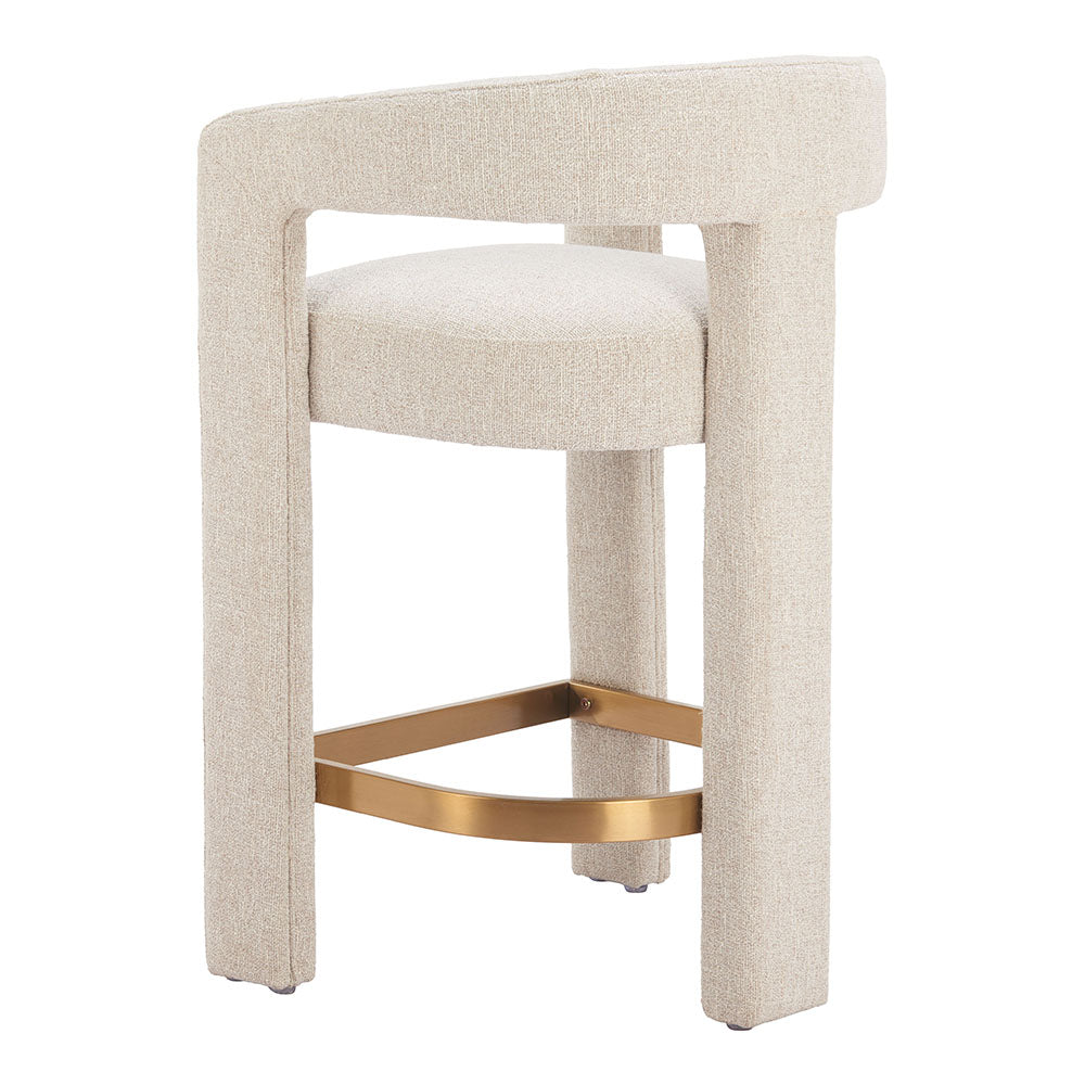 SAIKO COUNTER STOOL BEIGE
