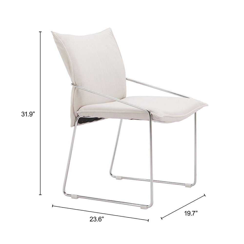 POLA DINING CHAIR WHITE