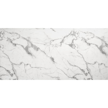 ATLAS DINING TABLE WHITE & SILVER