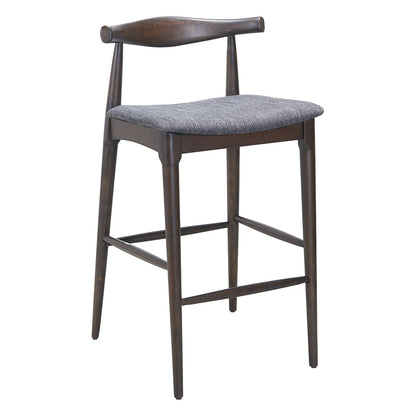 TUZKA BARSTOOL GRAY & ESPRESSO