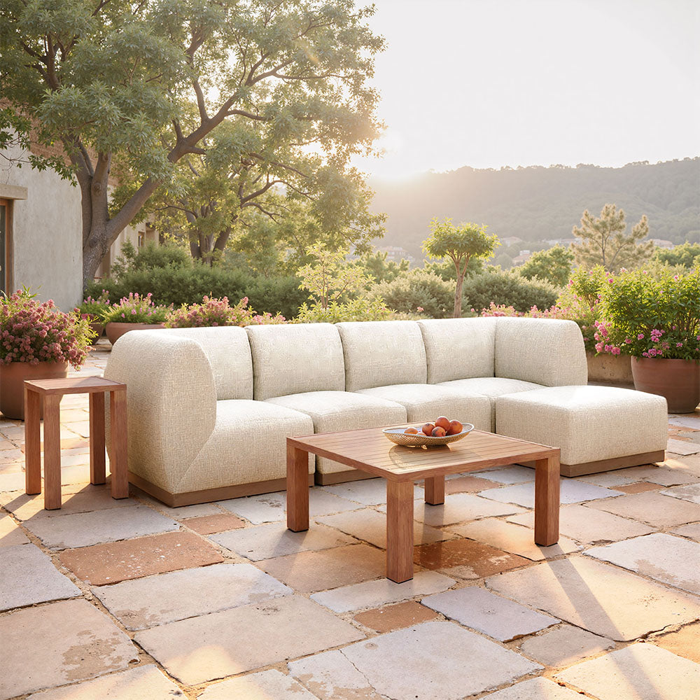 CHRISTY ARMLESS CHAIR BEIGE