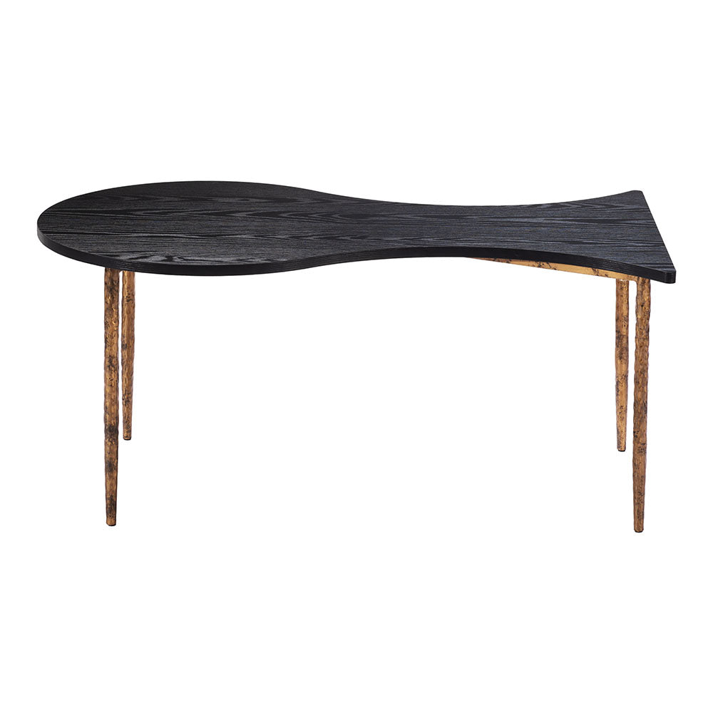NORDEN COFFEE TABLE SET BLACK & BRONZE