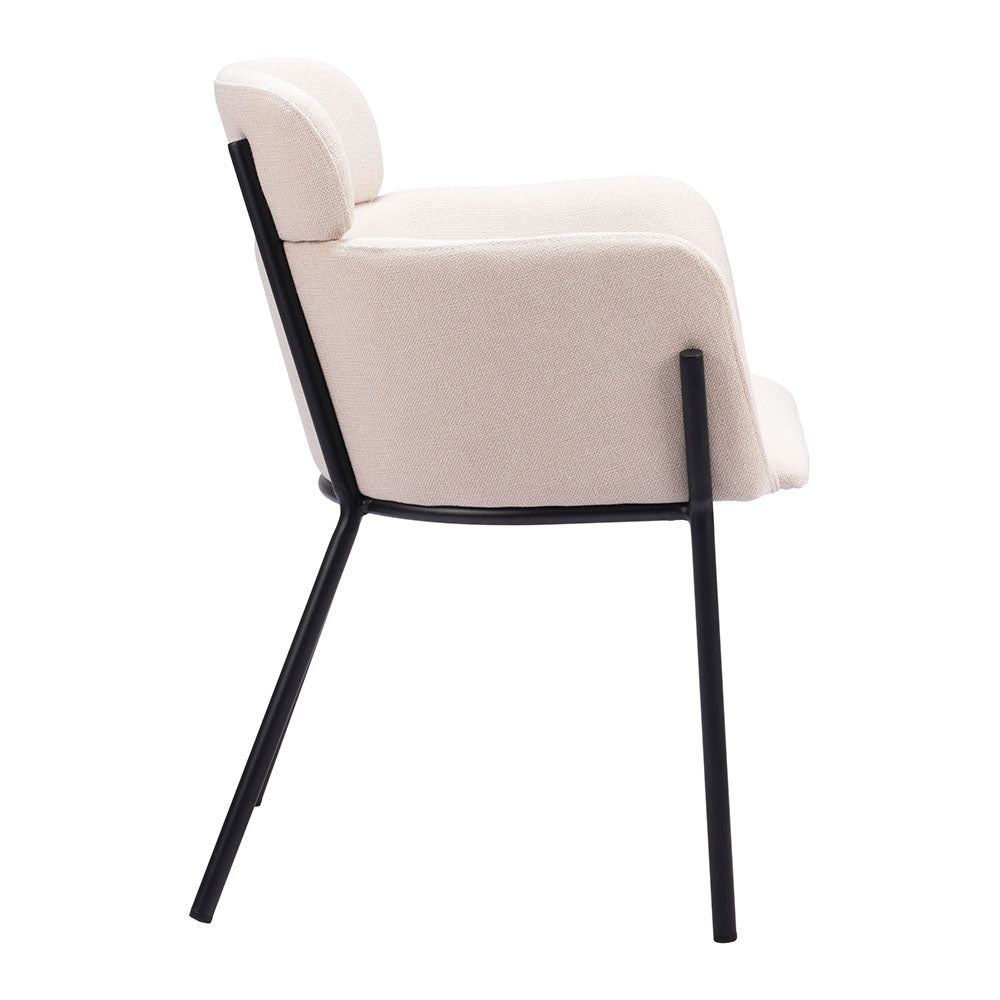 BREMOR DINING CHAIR BEIGE