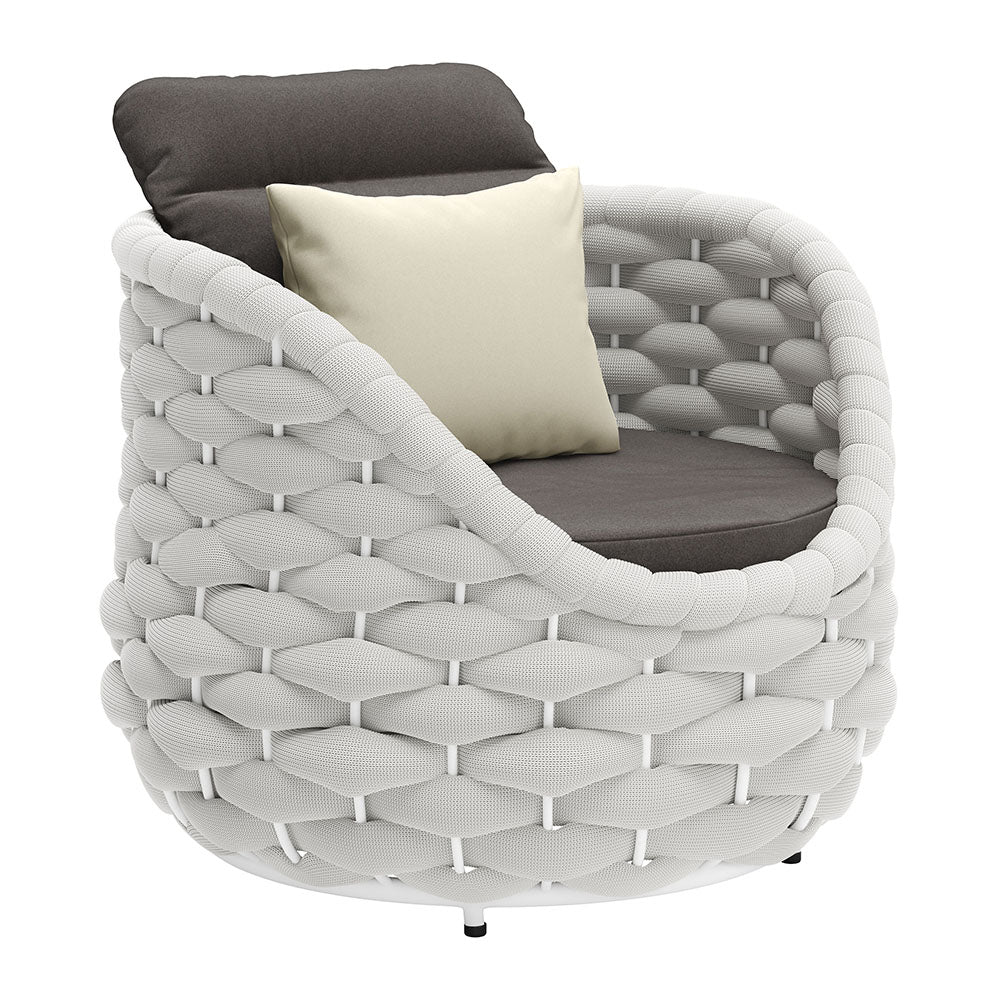 CORAL REEF ACCENT CHAIR GRAY