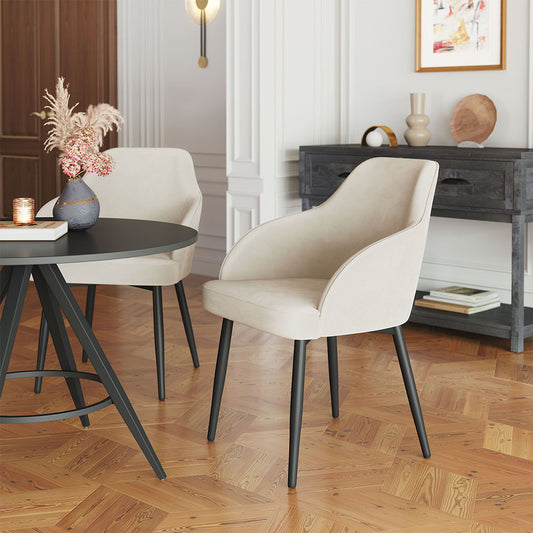 JOLIE DINING CHAIR IVORY