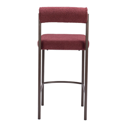 LIVORNO COUNTER STOOL RED & BRONZE