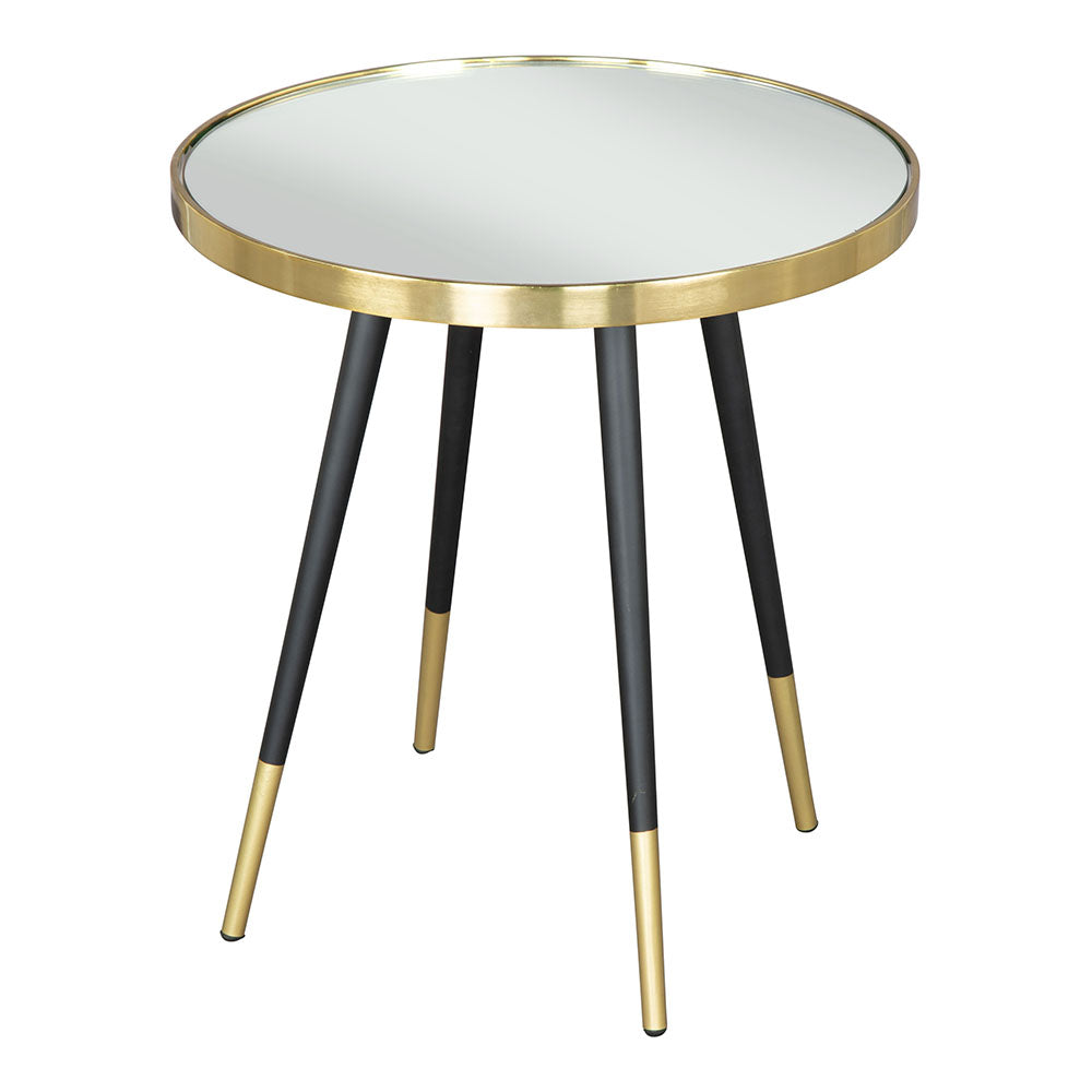 PARTICLE SIDE TABLE GOLD & BLACK