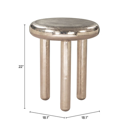 ARIAN SIDE TABLE SILVER