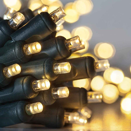 70 BULB COOL WHITE LED 5MM CHRISTMAS LIGHTS