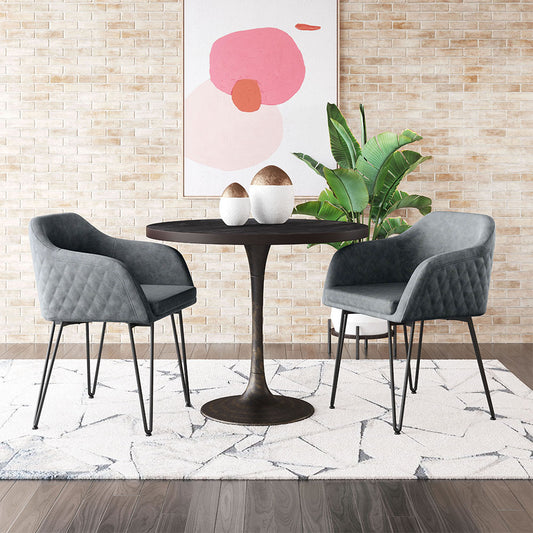 BRAXTON DINING CHAIR VINTAGE GRAY