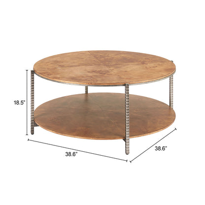 ADNA COFFEE TABLE BROWN