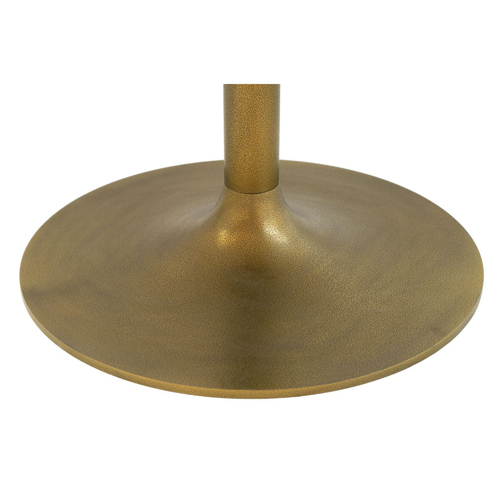 ITHACA DINING TABLE WHITE & GOLD