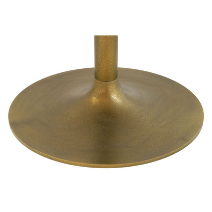 ITHACA DINING TABLE WHITE & GOLD