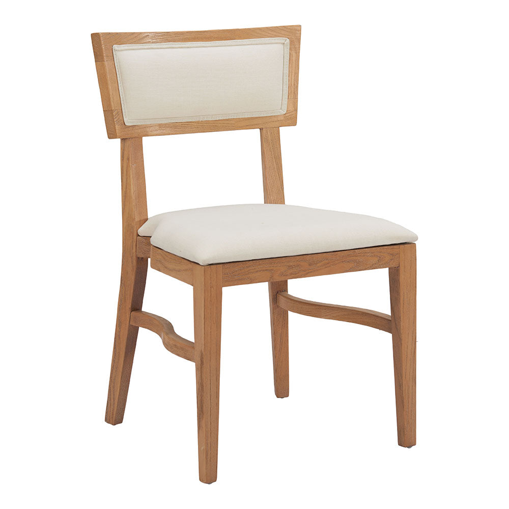 Kuchen Dining Chair Ivory & Natural