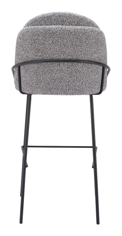 JAMBI BARSTOOL BLACK & WHITE